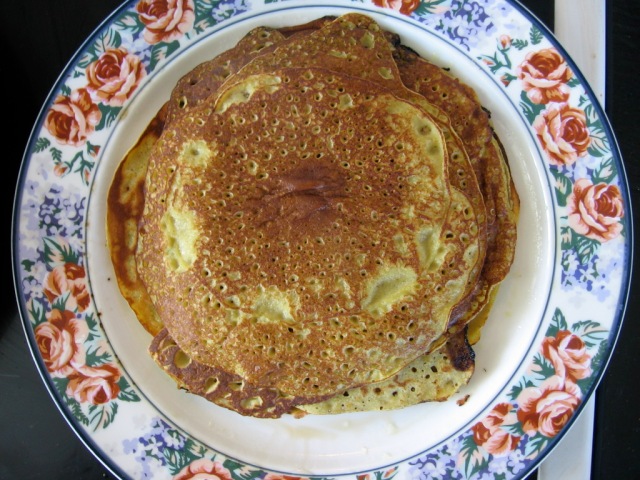The best corn flour pancakes!